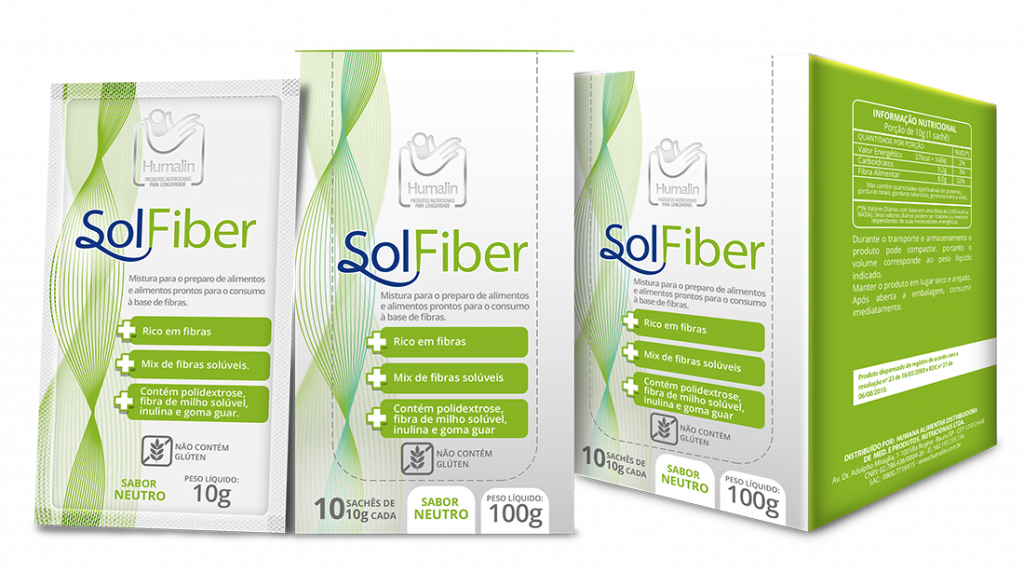 Humalin SolFiber, para suplementar as fibras no corpo